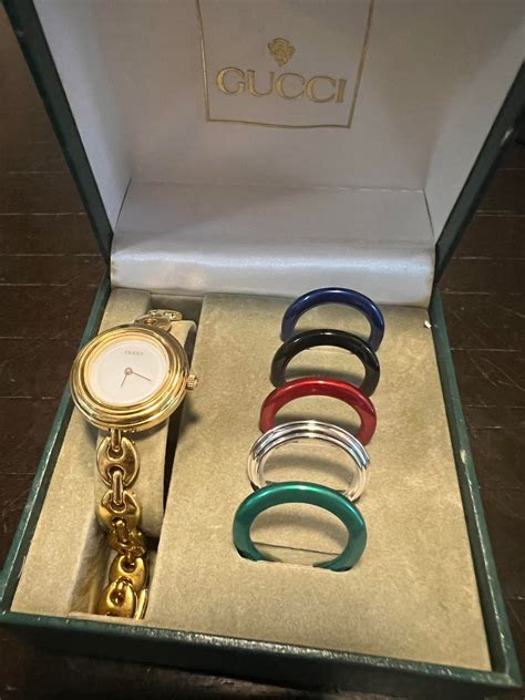 gucci watch with replaceable rings|gucci ring from house of.